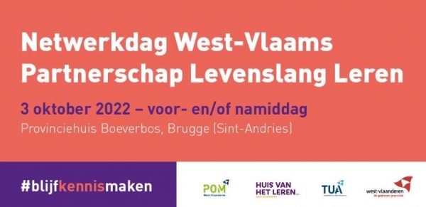 Netwerkdag West-Vlaams Partnerschap Levenslang Leren