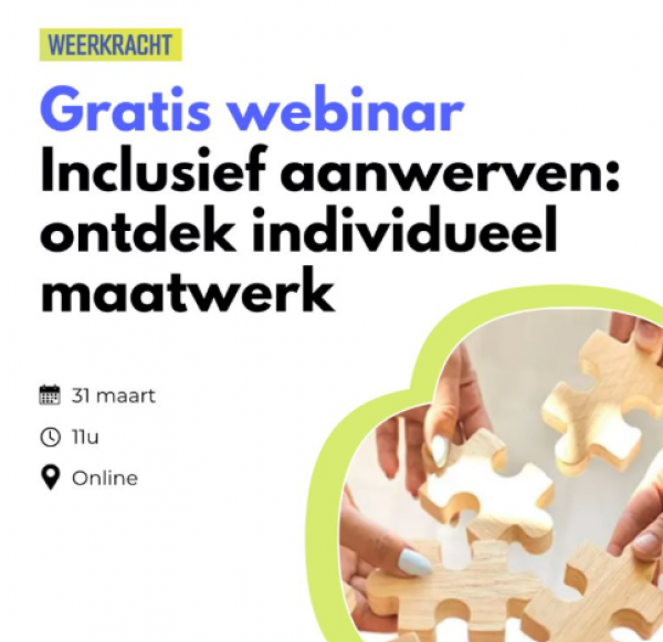 webinar Weerkracht | Inclusief aanwerven in de praktijk: ontdek individueel maatwerk