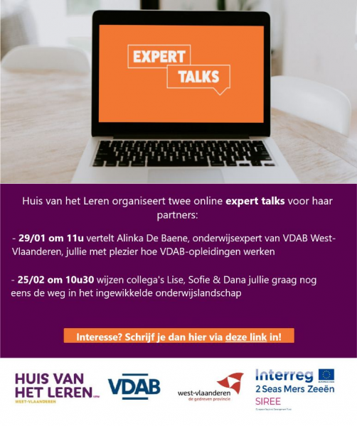 Expert Talk - Wil je graag meer informatie over het opleidingslandschap in West-Vlaanderen?